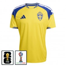 Sverige VM Hjemmebanetrøje 2026 med Patch