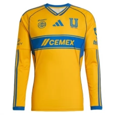 Tigres UANL Hjemmebanetrøje 2025-26 Langærmet Fodboldsæt