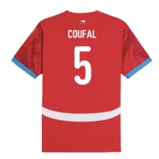 Tjekkiet EM 2024 Coufal 5 Hjemmebanetrøje Fodboldsæt