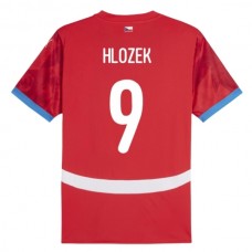 Tjekkiet EM 2024 Hlozek 9 Hjemmebanetrøje Fodboldsæt