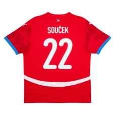 Tjekkiet EM 2024 Souček 22 Hjemmebanetrøje Fodboldsæt