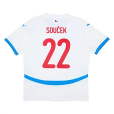Tjekkiet EM 2024 Souček 22 Udebanetrøje Fodboldsæt
