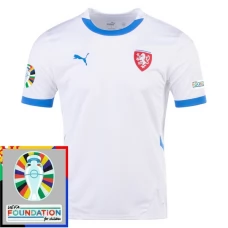 Tjekkiet EM 2024 Udebanetrøje Fodboldsæt Patch