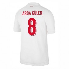Tyrkiet EM 2024 Arda Güler 8 Hjemmebanetrøje Fodboldsæt