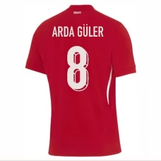 Tyrkiet EM 2024 Arda Güler 8 Udebanetrøje Fodboldsæt