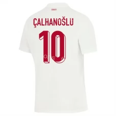 Tyrkiet EM 2024 Çalhanoğlu 10 Hjemmebanetrøje Fodboldsæt
