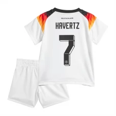 Tyskland EM 2024 Børn Havertz 7 Hjemmebanetrøje Fodboldsæt