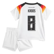 Tyskland EM 2024 Børn Kroos 8 Hjemmebanetrøje Fodboldsæt