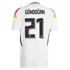 Tyskland EM 2024 Gündoğan 21 Hjemmebanetrøje Fodboldsæt