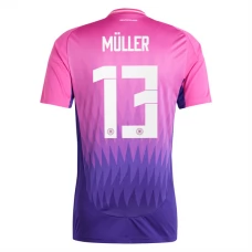 Tyskland EM 2024 Müller 13 Udebanetrøje Fodboldsæt