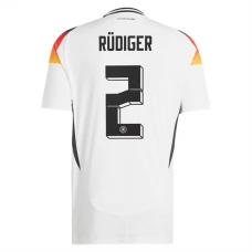 Tyskland EM 2024 Rüdiger 2 Hjemmebanetrøje Fodboldsæt