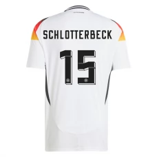 Tyskland EM 2024 Schlotterbeck 15 Hjemmebanetrøje Fodboldsæt