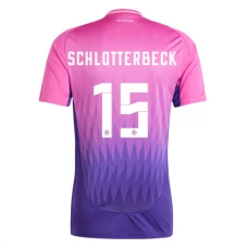 Tyskland EM 2024 Schlotterbeck 15 Udebanetrøje Fodboldsæt