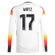 Tyskland EM 2024 Wirtz 17 Hjemmebanetrøje Langærmet Fodboldsæt
