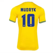 Ukraine EM 2024 Mudryk 10 Hjemmebanetrøje Fodboldsæt