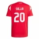 Ungarn EM 2024 Sallai 20 Hjemmebanetrøje Fodboldsæt