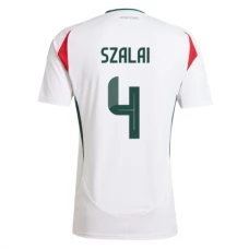 Ungarn EM 2024 Szalai 4 Udebanetrøje Fodboldsæt