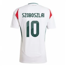 Ungarn EM 2024 Szoboszlai 10 Udebanetrøje Fodboldsæt