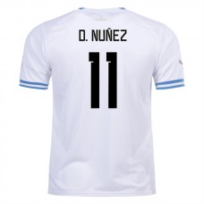 Uruguay VM 2022 D.Nunez 11 Udebanetrøje Fodboldsæt