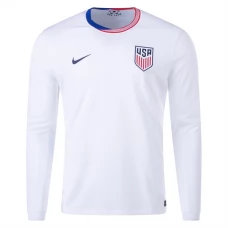 USA Copa América 2024 Hjemmebanetrøje Fodboldsæt Langærmet