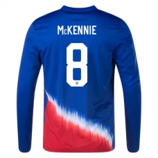 USA Copa América 2024 McKennie 8 Udebanetrøje Fodboldsæt Langærmet
