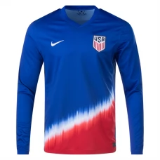 USA Copa América 2024 Udebanetrøje Fodboldsæt Langærmet