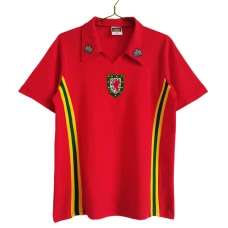 Wales Hjemmebanetrøje Retro 1976-79 Fodboldsæt