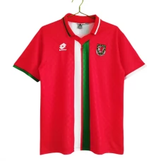 Wales Hjemmebanetrøje Retro 1996-98 Fodboldsæt