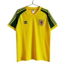 Wales Udebanetrøje Retro 1982 Fodboldsæt