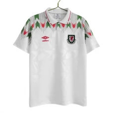Wales Udebanetrøje Retro 1990-92 Fodboldsæt