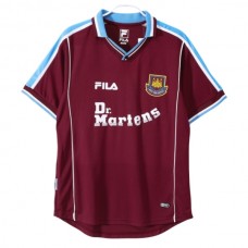 West Ham United Hjemmebanetrøje Retro 1999-01 Fodboldsæt