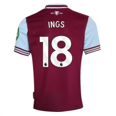 West Ham United Ings 18 Hjemmebanetrøje 2024-25 Fodboldsæt