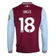 West Ham United Ings 18 Hjemmebanetrøje 2024-25 Langærmet Fodboldsæt