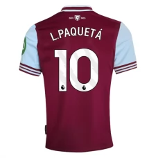 West Ham United L.Paquetá 10 Hjemmebanetrøje 2024-25 Fodboldsæt