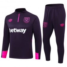 West Ham United Træningssæt 2024-25 - 1-4 Zip Lilla