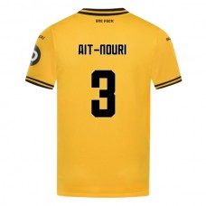Wolverhampton Wanderers Ait-Nouri 3 Hjemmebanetrøje 2024-25 Fodboldsæt