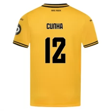Wolverhampton Wanderers Cunha 12 Hjemmebanetrøje 2024-25 Fodboldsæt