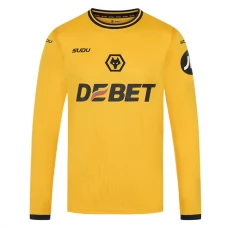 Wolverhampton Wanderers Hjemmebanetrøje 2024-25 Langærmet Fodboldsæt