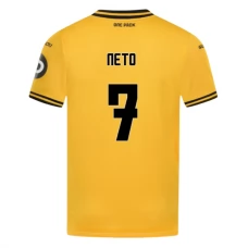 Wolverhampton Wanderers Neto 7 Hjemmebanetrøje 2024-25 Fodboldsæt
